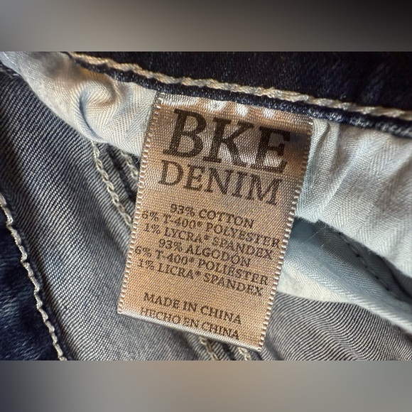 BKE Buckle men’s straight leg Jake denim jeans size 28R (bin FF) - Picture 6 of 9